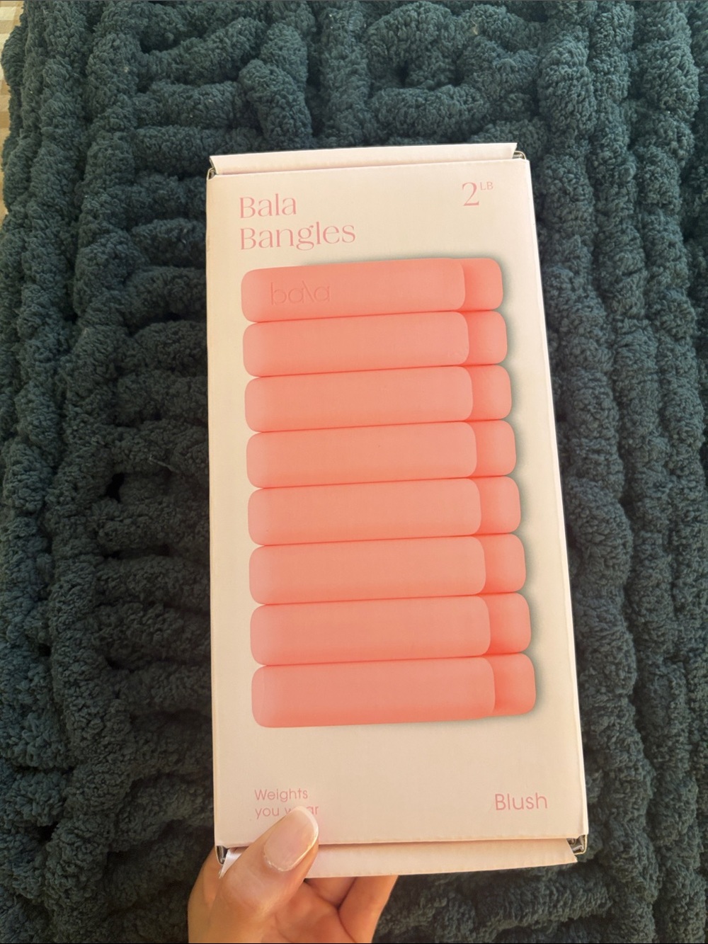 Bala Blush Pink Bangles 2 LB Wrist Weights